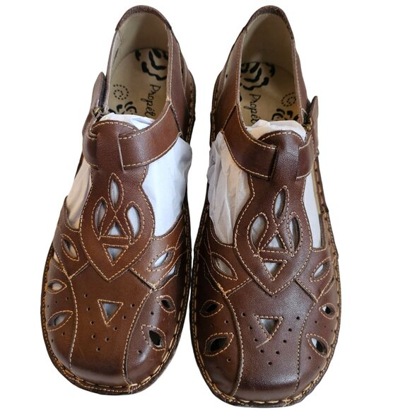 Propet Jenna Womens Brown Leather Sandals Sz 9 Wide Width - Picture 2 of 9
